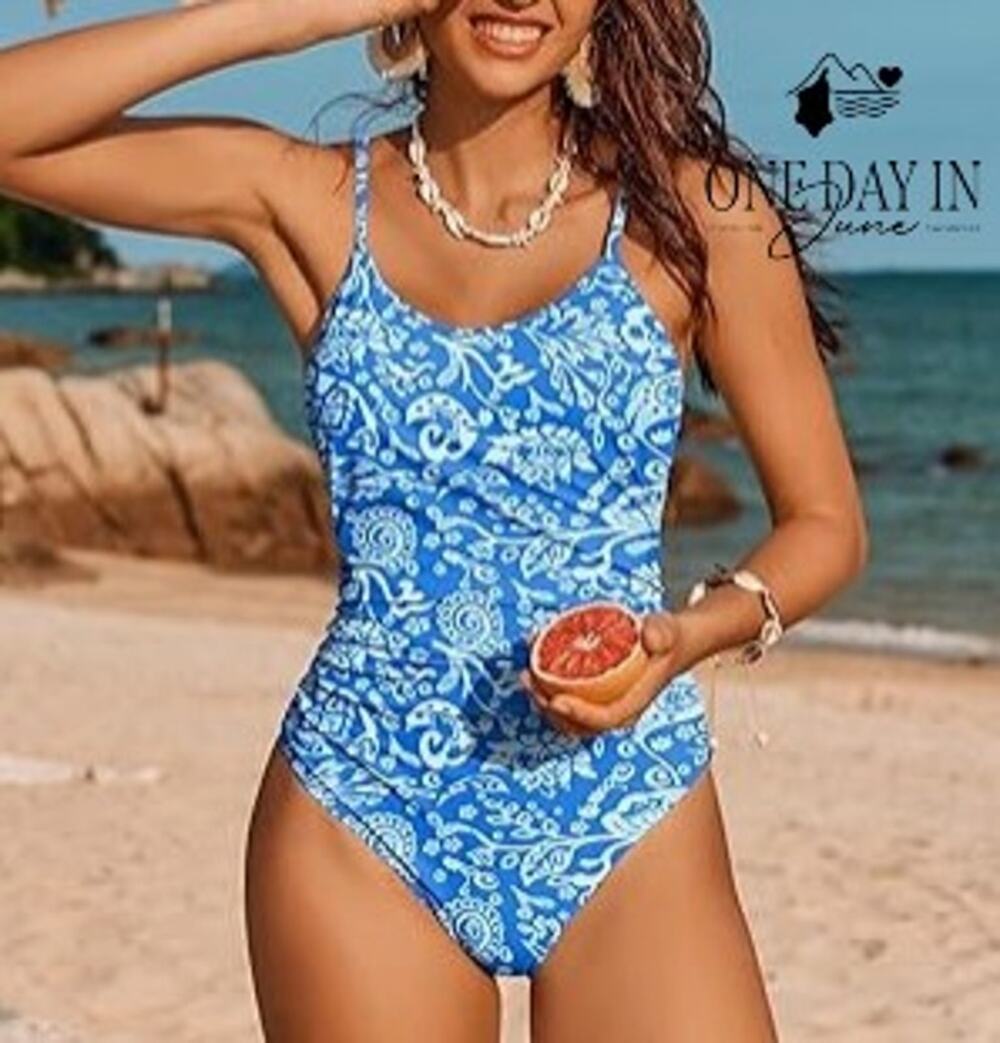 Aimage Ring Back One Piece Swimsuit Size M